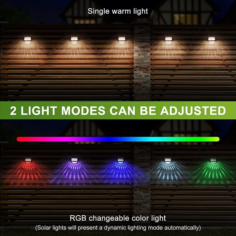 太陽装飾的なLEDの中庭は壁/階段/塀のためのLEDの景色の包囲されたライトをつける