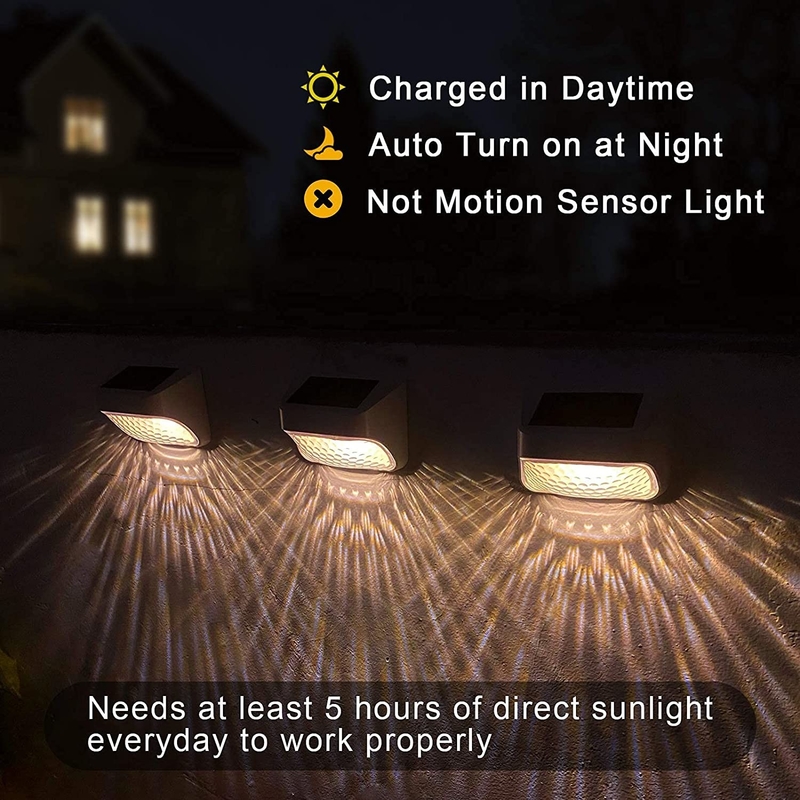 太陽装飾的なLEDの中庭は壁/階段/塀のためのLEDの景色の包囲されたライトをつける