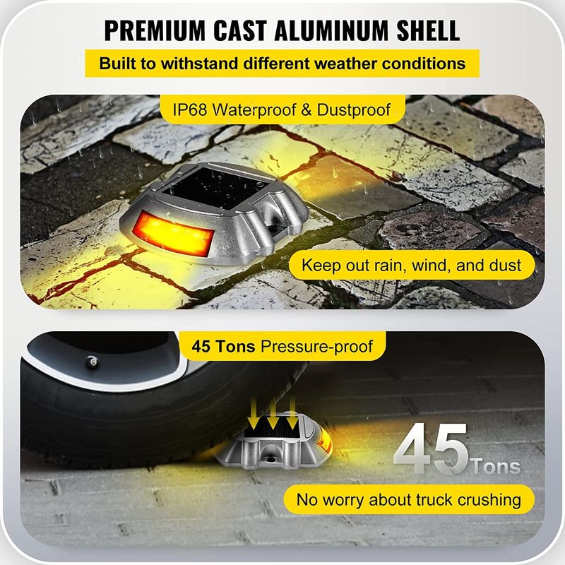 高い明るさの耐久の太陽デッキ ライトLEDステップ階段自動センサー107 * 95 * 23mm