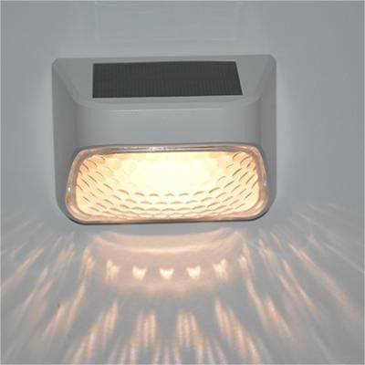 ABS太陽光発電の庭灯 LED 150mA 6 PC 外壁のフェンスヤード