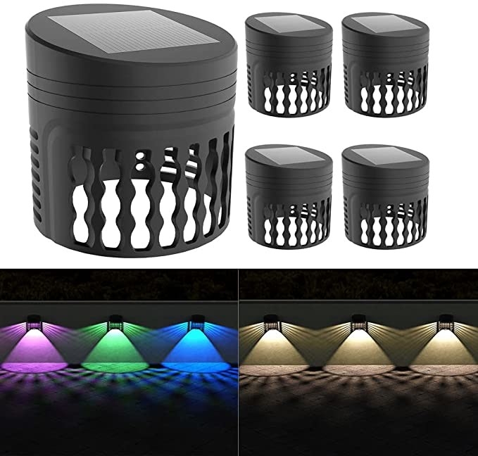 IP65 防水 屋外太陽光発電のフェンスライト 庭庭園の芝生装飾用