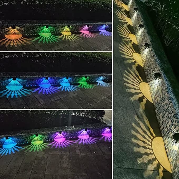 IP65 防水 屋外太陽光発電のフェンスライト 庭庭園の芝生装飾用