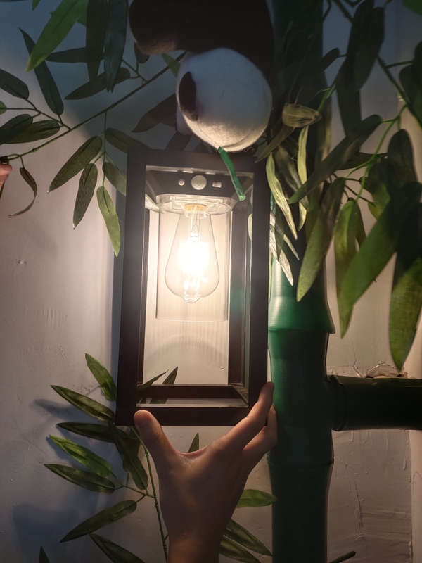 屋外 IP65 防水 ガーデン フェンス LED ライト 上下 太陽センサー 壁ライト