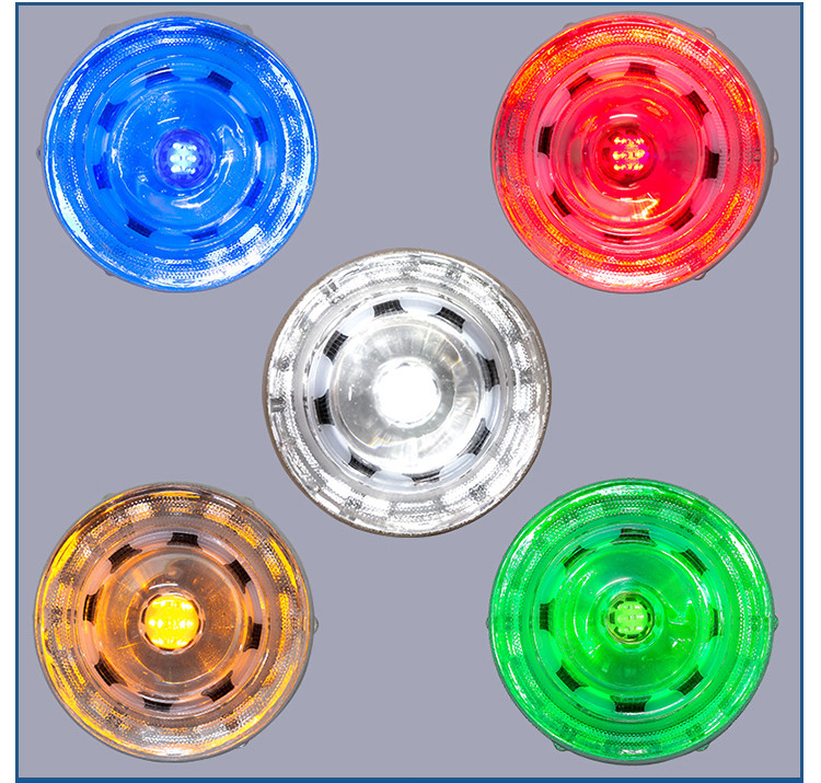 防水猫目 交通ストローブ照明 LED 屋外道路 スタッド ソーラー 安全 道路 フラッシュランプ