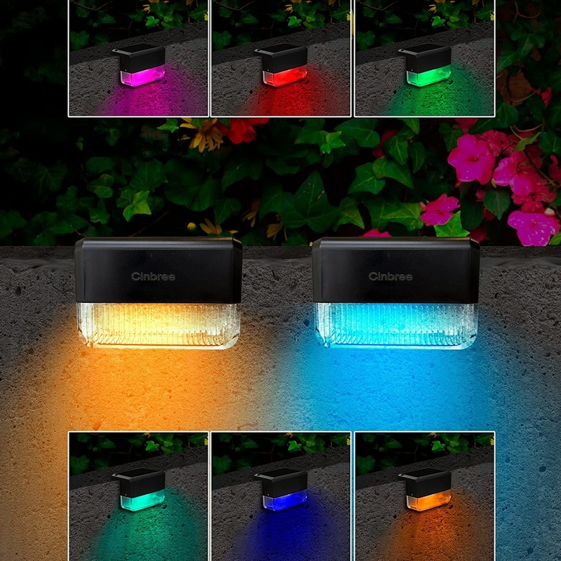 IP67 防水 太陽光 LED ドックライト LED デックランプ ステップ 歩道 階段 庭園 地面 道路