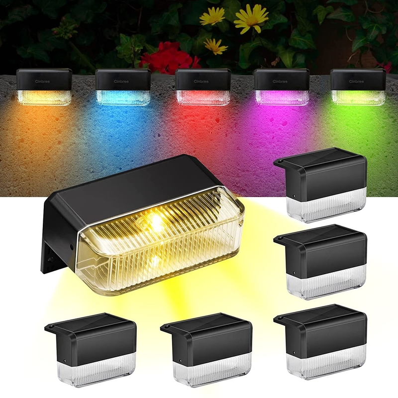 IP67 防水 太陽光 LED ドックライト LED デックランプ ステップ 歩道 階段 庭園 地面 道路