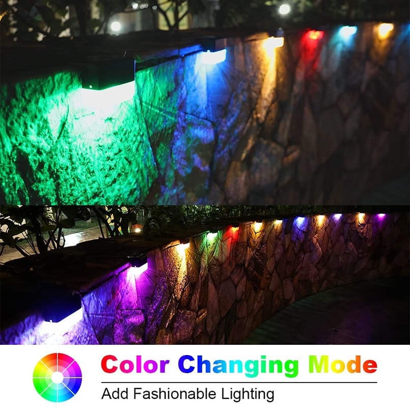 IP67 防水 太陽光 LED ドックライト LED デックランプ ステップ 歩道 階段 庭園 地面 道路
