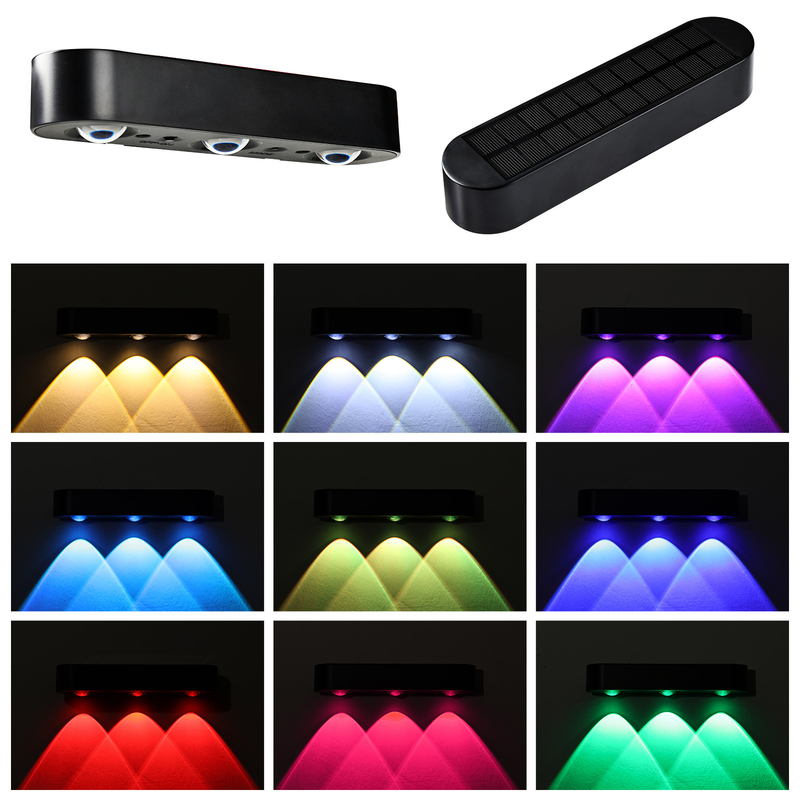 安定と呼吸オン/オフモードの黒い太陽光発電のLED装飾灯