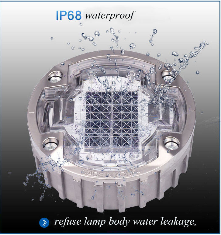 長寿命 ≥30000h 高速道路用太陽光発電の道路ストッド φ123*48.5mm 30トンの耐久性