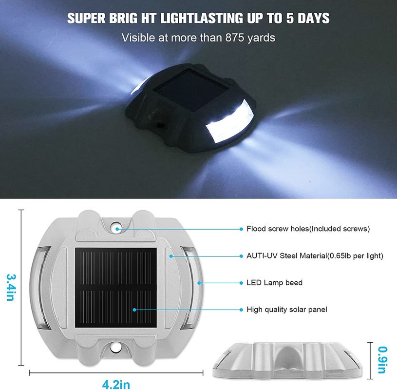アルミニウムLED 太陽ドックライト 白光工業級 2V電圧