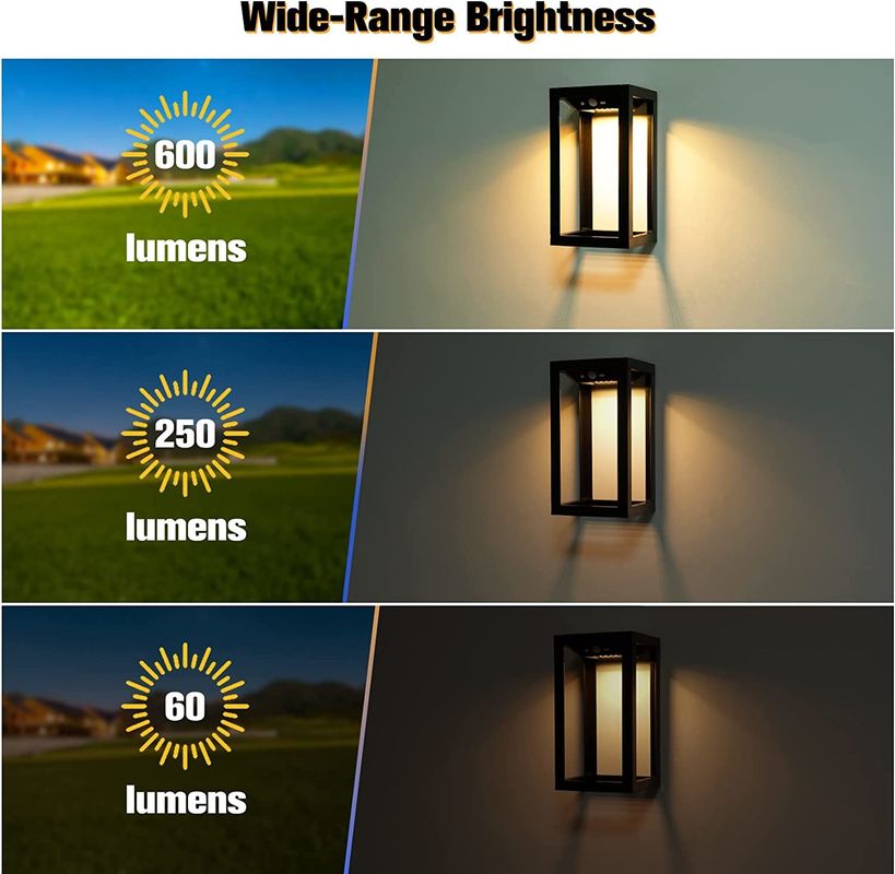 470g ブラック 太陽光発電の屋外装飾灯 15時間稼働時間