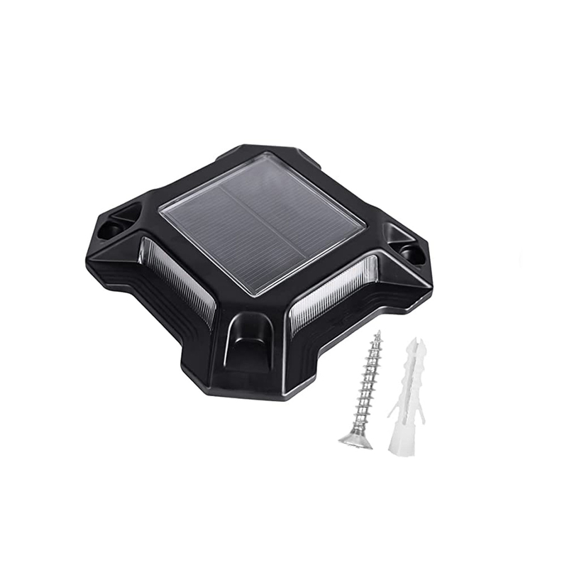 IP 68 防水太陽光 LED デッキライト 屋外装飾太陽光ステップドックランプ パティオヤード