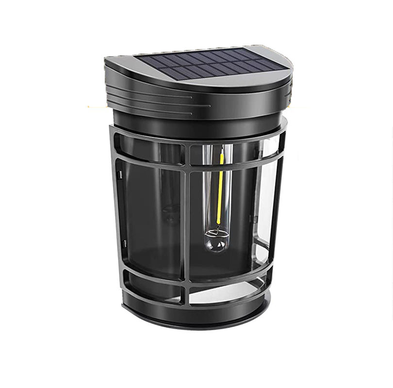 屋外 防水 庭園 フェンス ライト 壁 設置 ランプ 太陽光発電 LED 壁灯