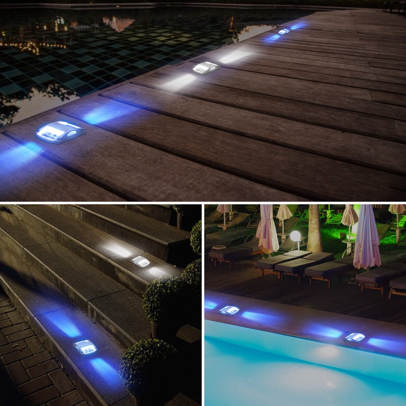 防水 屋外 ソーラーデッキライト 装飾 庭 玄関 Led ソーラードックライト