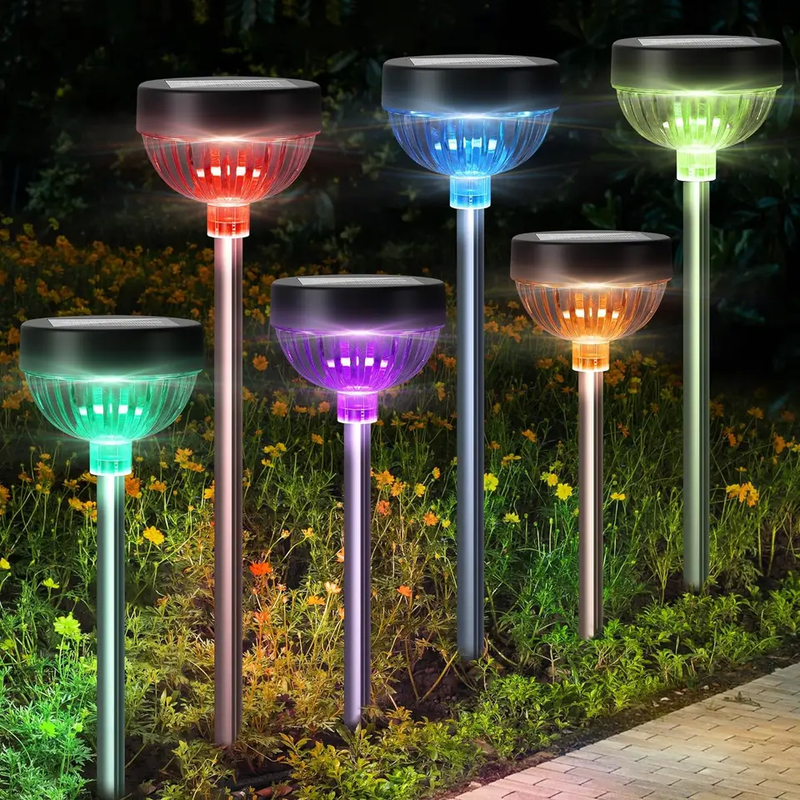 単結晶シリコンパネル付き太陽光LEDガーデンライト IP65防水レベル 安定/呼吸光モード