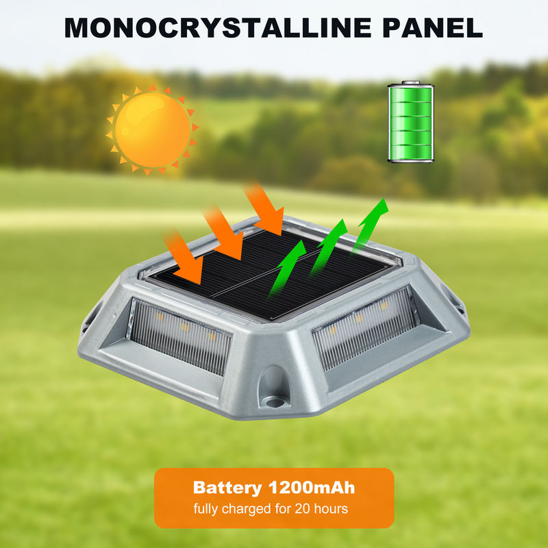 アルミ アルミ 太陽光灯セット 20 ルメン LED ホットホワイト/コールドホワイト照明パック