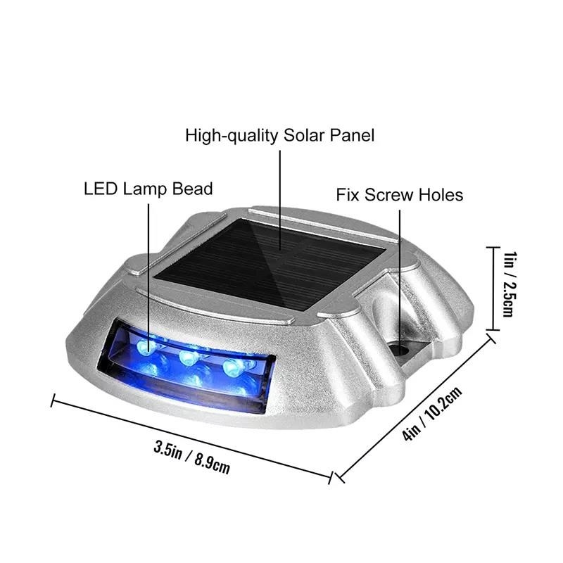 太陽光反射猫の目 ロードスタッド 太陽光飾り灯 LED 太陽光ロードスタッド