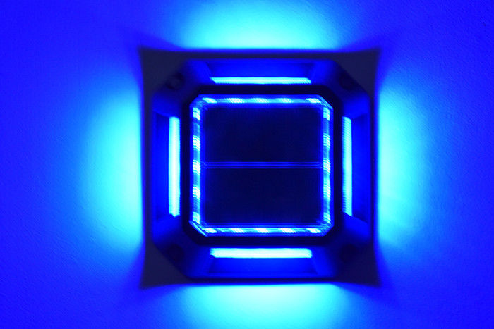 IP67 防水 屋外太陽光デッキライト セキュリティ 階段 庭 地面 経路 ドックライト