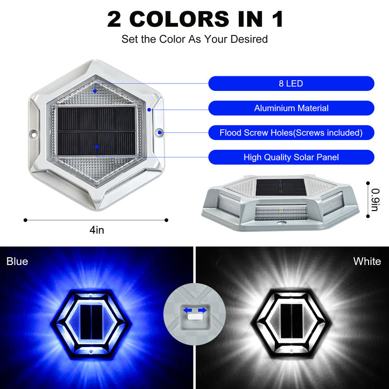 LED 太陽光照明 簡単にスクリューを設置する 20 ルメン 明るさ 冷たい白色光源