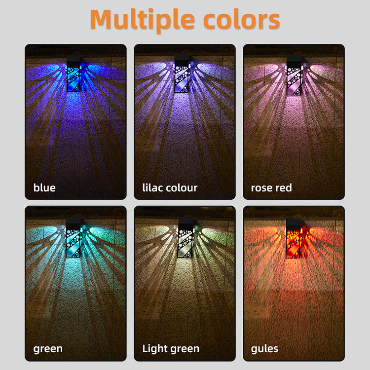 防水太陽光 LED 庭灯 庭庭園のための装飾太陽光フェンスライト