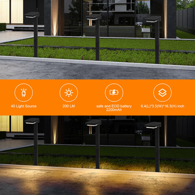 単結晶シリコン太陽電池スタックライト IP65 防水率と2pcs LEDビーズ