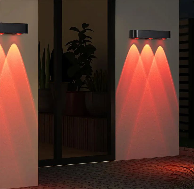 エネルギー省エネの3LED壁掛け太陽光灯 205*50*38mmサイズ