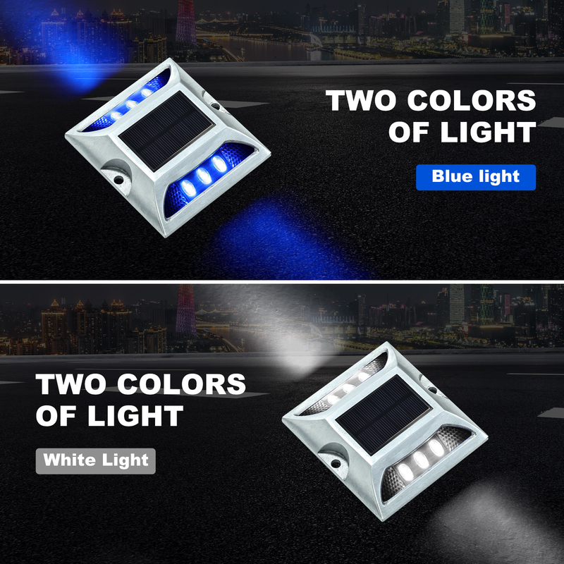 IP68 レテッド 太陽光道路標識灯 50000h 寿命と 2V 電圧