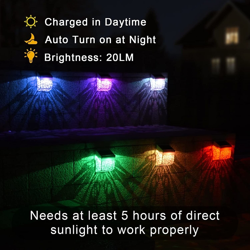 太陽光発電のLEDガーデンライト 単結晶シリコンパネル 暖か/冷たい白/RGB