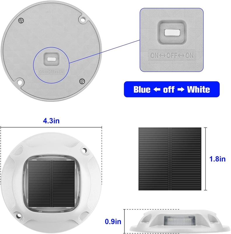 防水太陽デッキライト IP67 LED 屋外用太陽デッキライト