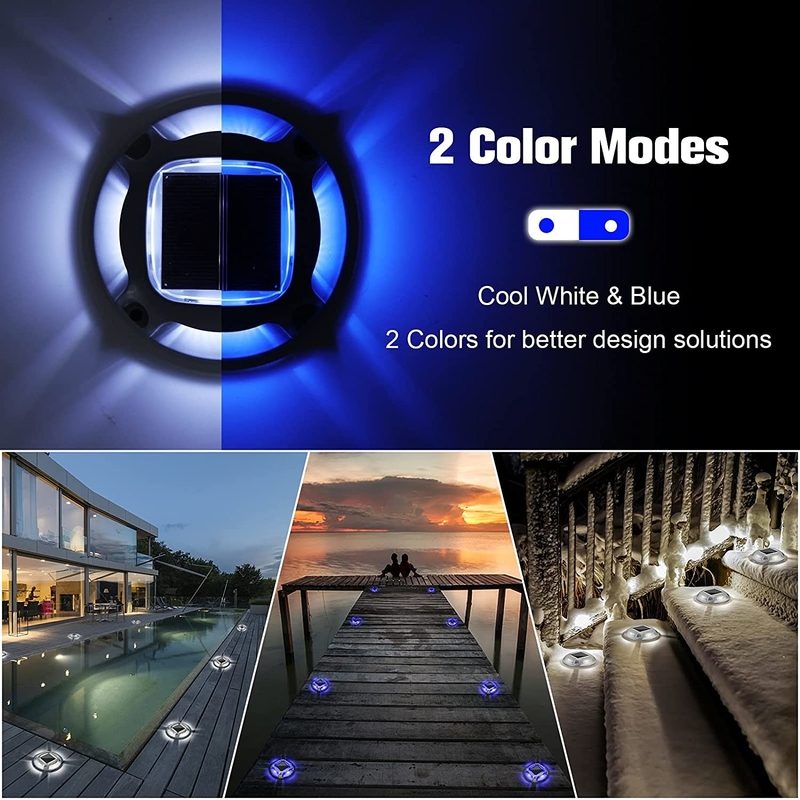 防水太陽デッキライト IP67 LED 屋外用太陽デッキライト