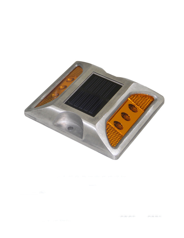 白 黄色 赤 青 緑 330g 2V LED 太陽光発電道路ストッド 作業温度 -20C-70C アルミ合金