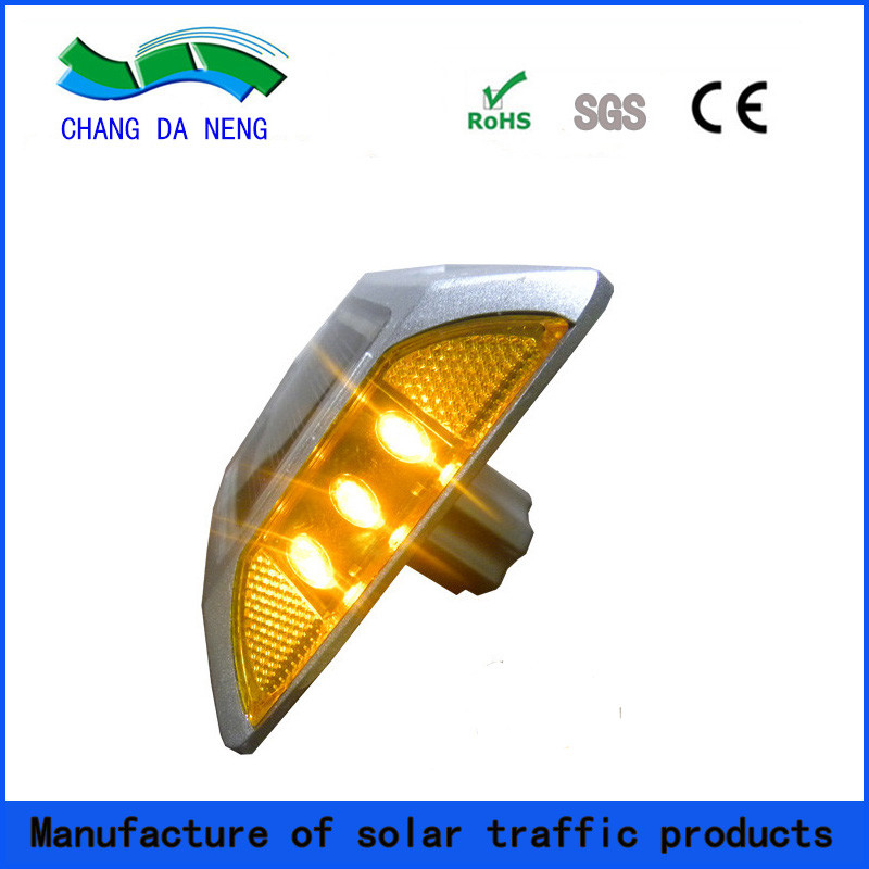 PBW アルミニウム 太陽光道路スタッド LED 太陽光道路反射器 安全警告