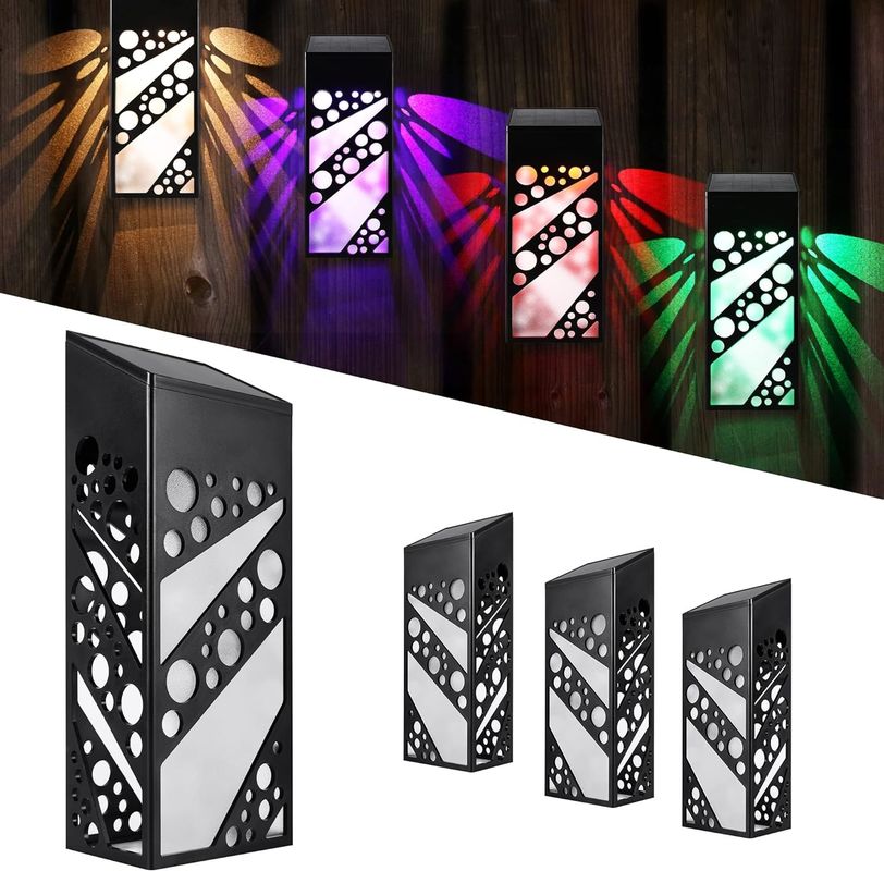 4.5 時間 充電 太陽光フェンスライト 容易な保全のために 屋外照明