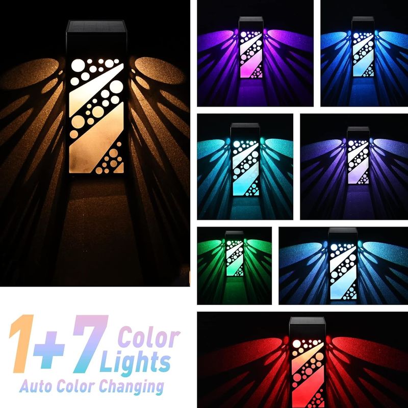 4.5 時間 充電 太陽光フェンスライト 容易な保全のために 屋外照明