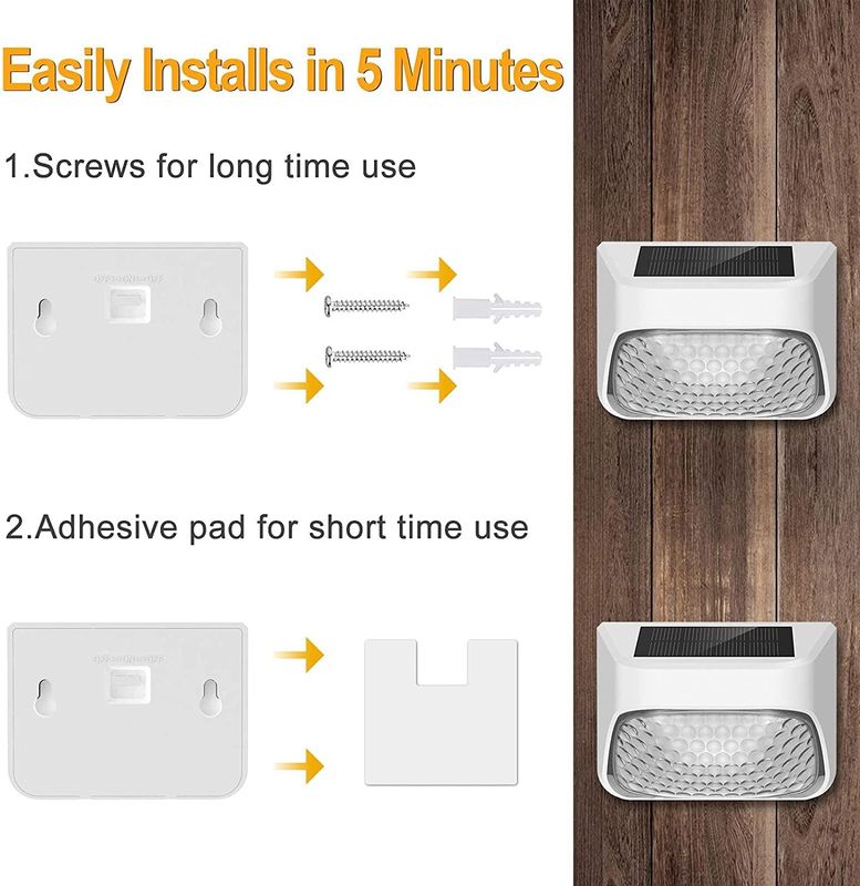 太陽光発電の屋外防水装飾灯 壁 壁 階段 壁