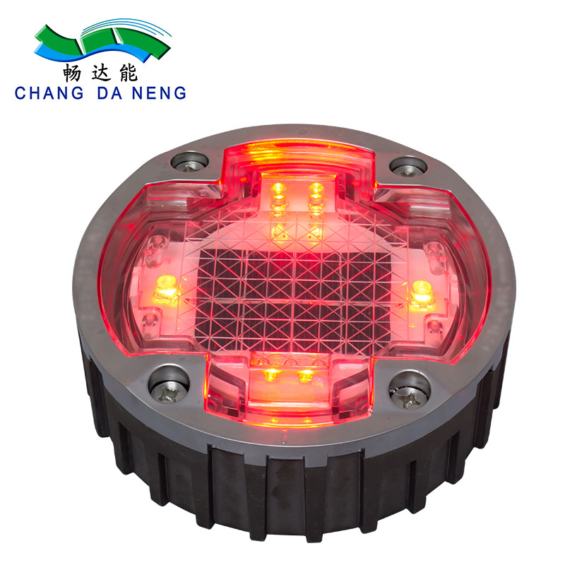重荷用防水太陽光道路反射器 / LED 光源付き太陽光発電の道路スタッド