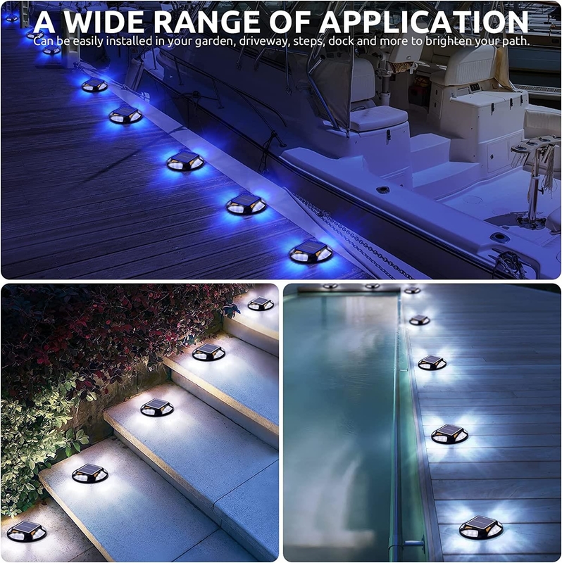 IP67 防水 LED 太陽光ドックライト 温度範囲 -20C~60C スクロール設置