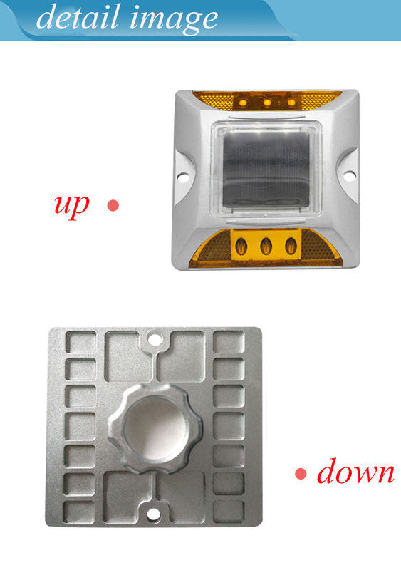 超長照明 6 LED 太陽光道路反射器 800 メートルの視距離