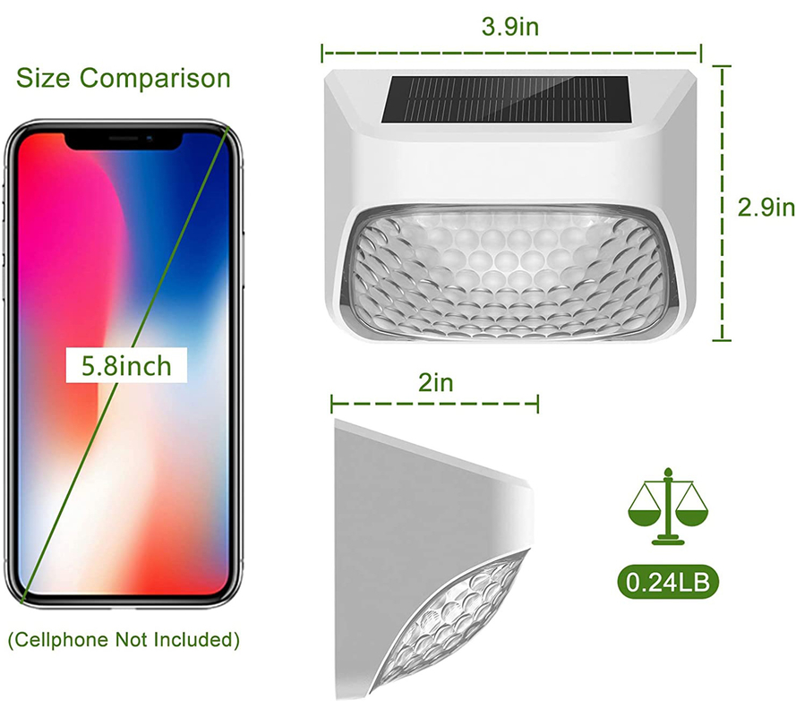 20 ルメン IP65 防水 LED 太陽光フェンス