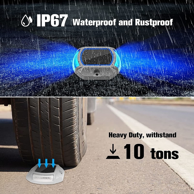 アリミニアム IP68 防水 太陽光発電のドックライト 屋外階段 階段 フェンス 庭院 パティオ