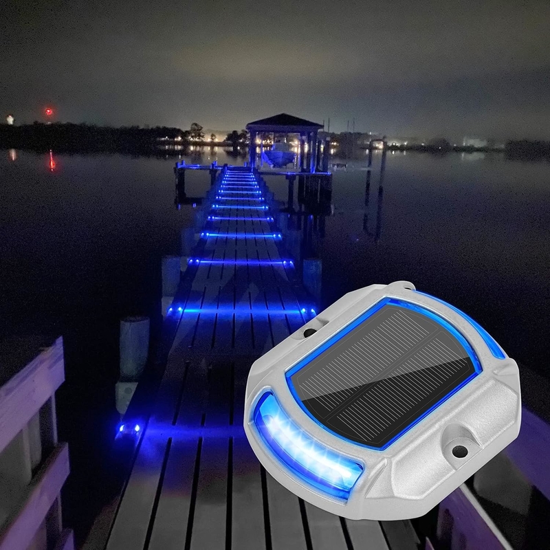 アリミニアム IP68 防水 太陽光発電のドックライト 屋外階段 階段 フェンス 庭院 パティオ