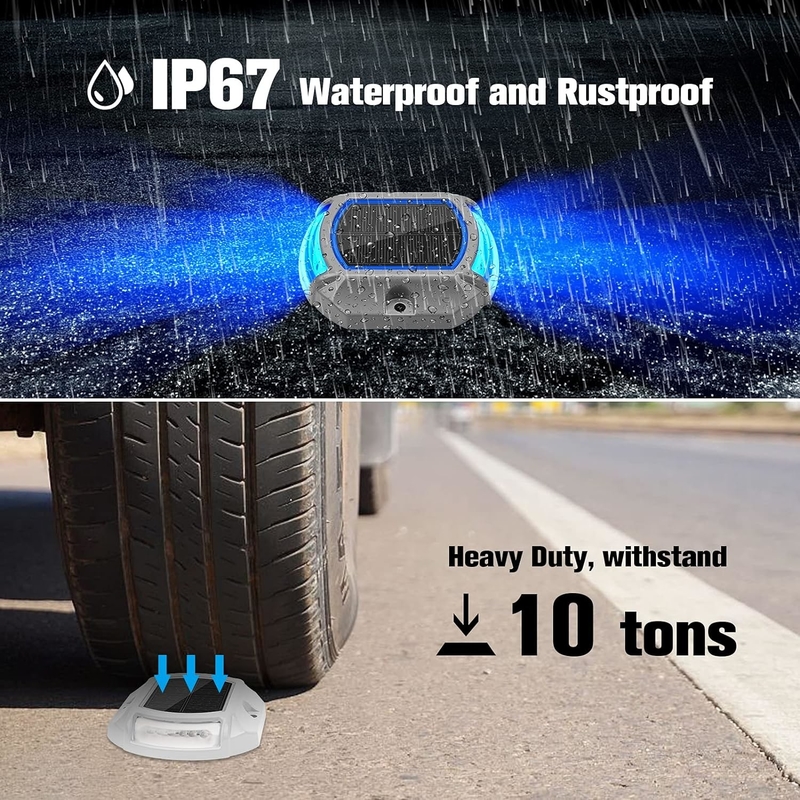 アリミニアム IP68 防水 太陽光発電のドックライト 屋外階段 階段 フェンス 庭院 パティオ
