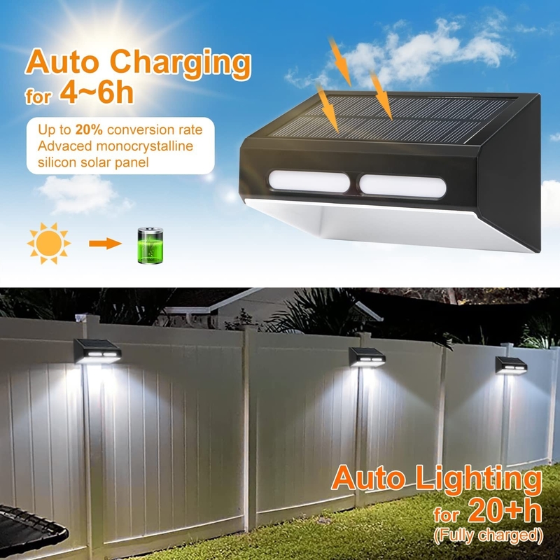 3.7V PWM 太陽電池充電制御器 庭 / 壁 / フェンス / 景観デザインのための装飾ライト