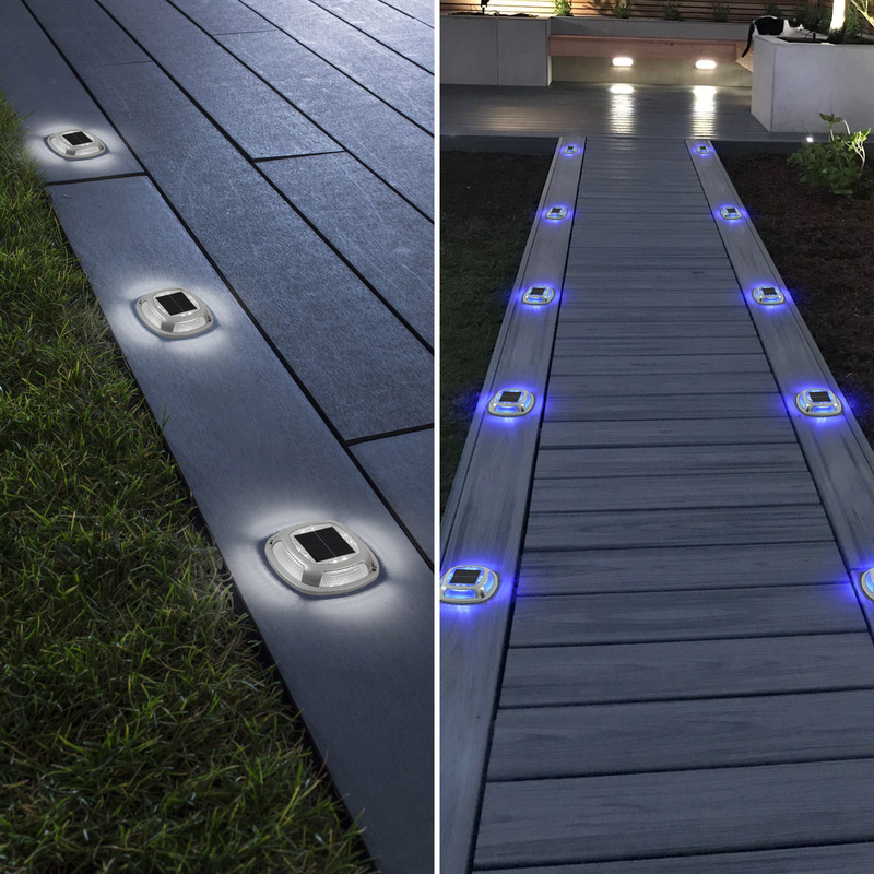 新しいデザインの太陽光 LED ガーデンドックライト アルミ素材