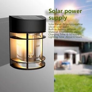 防水絶えず明るい太陽庭の壁ライト5V 150MA太陽電池パネル