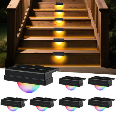 20時間動作時間ソーラーLEDフェンスライト、5V/100MAソーラーパネル、3.7V/500MAバッテリー搭載、庭や小道向け
