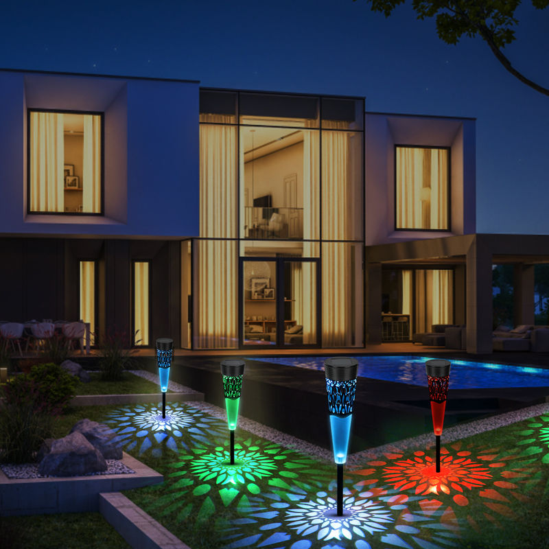 外側のための多彩なIP65防水太陽動力を与えられた装飾の庭ライト