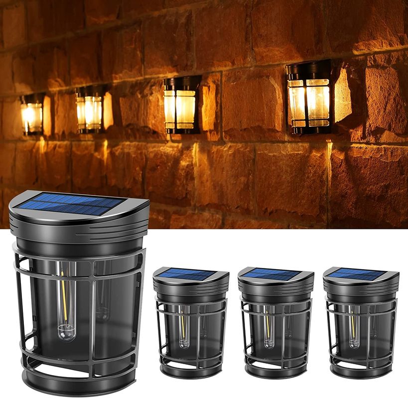 屋外 Led 太陽光フェンスライト 装飾 太陽光ガーデンライト パティオゲートヤード