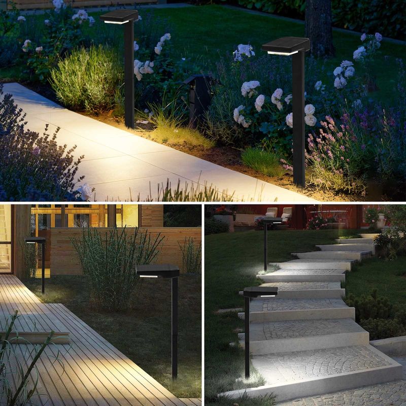 屋外道路装飾 太陽電池スタックライト 6 明るいLEDライト 15時間 作業時間 IP65 防水