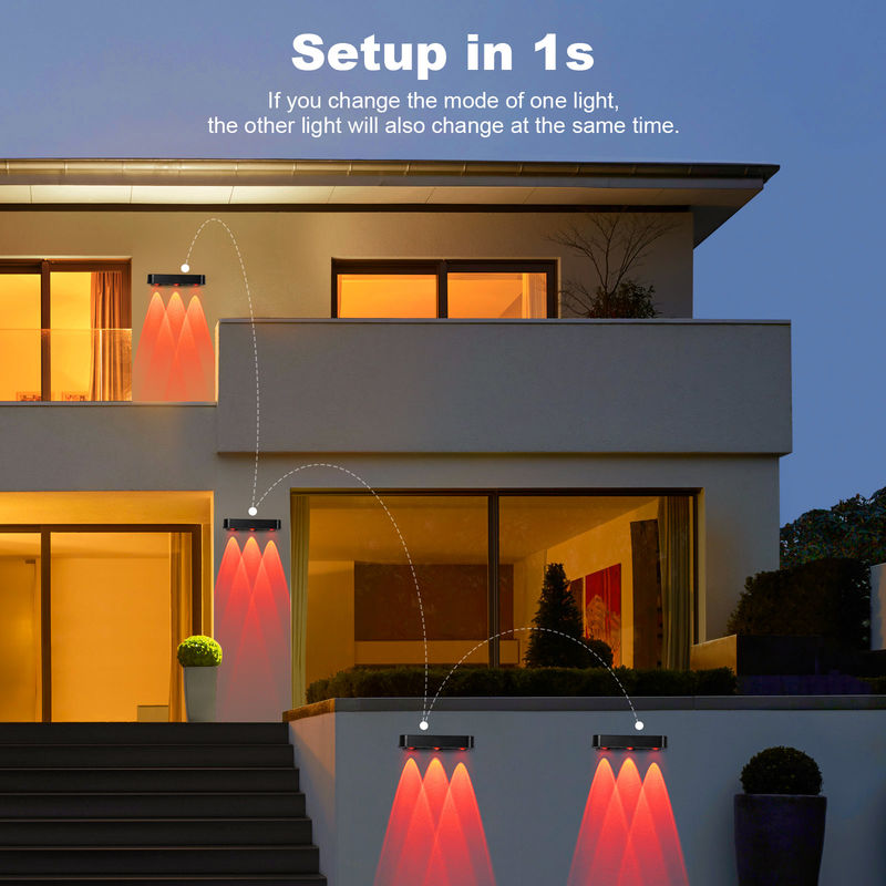 RGB 変形 太陽光壁洗浄機 バックヤード パティオ 防水 フェンス 飾り付け